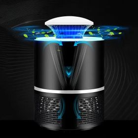 1pc Home Mosquito Killer Lamp; LED Insect Fly Zapper Bug Trap Catcher Night Light - Black