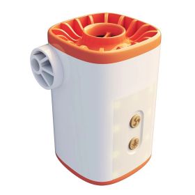 Outdoor camping supplies inflatable pump portable mini electric pump high-power portable inflatable pump - Inflatable Pumps-orange