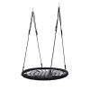 Hanging Platform  Spider Web Tree Swing Seat - Black