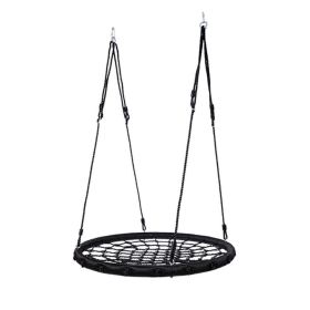 Hanging Platform  Spider Web Tree Swing Seat - Black