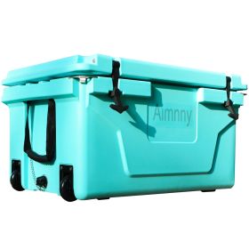 Hot Selling Blue color 65QT Outdoor cooler fish ice chest Box 2022 Popular Camping Cooler Box - as Pic