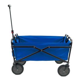 Collapsible Folding Wagon with Straps - NAVY