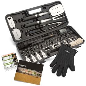 36-Piece Backyard BBQ Tool Set - Black