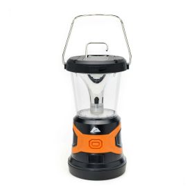 1500 Lumens LED Hybrid Power Lantern with Rechargeable Battery and Power Cord, Black - Black