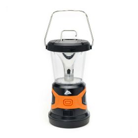 1500 Lumens LED Hybrid Power Lantern with Rechargeable Battery and Power Cord, Black - Black