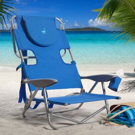 Backpack Steel Beach Chair - Blue - Blue