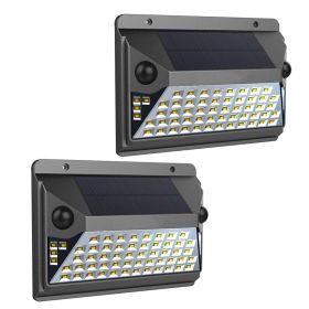 1000 Lumen Solar Motion Activated Wall Light Pack of 2 - A