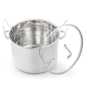 Stainless Steel 21.5 qt. Canner 2 Piece Box - Stainless Steel