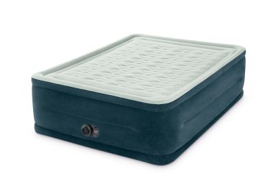 Intex 24" Dream Lux Pillow Top Dura-Beam Airbed Mattress with Internal Pump - Queen - Queen