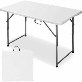 Camping Table, White - White