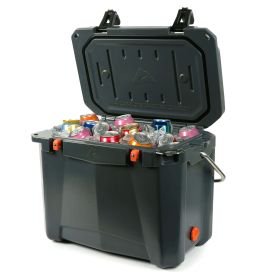 26 Quart High Performance Roto-Molded Cooler with Microban - Black