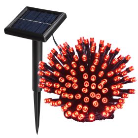 100LEDs Red Solar String Light - As Picture