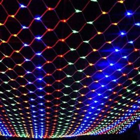 LED String Light Net Mesh Curtain Xmas Wedding Party Outdoor Christmas Lights - As pic