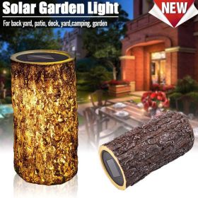 Outdoor Landscape Lamp Outdoor Waterproof Solar LED Landscape Light Stump Light--YS - as picture