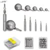 GLORY DAY Cylindrical Fishing Weights Sinker; 5g-10g Carp Fishing Tackle For Outdoor Ice Fishing Gear Tool Accessories - Cylindrical [10g 20 Pieces/bo
