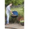 Walk-A-Bout Portable Charcoal Grill in Blue - Blue