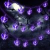 Multiple sizes Halloween Bat String Lights Battery Operated Halloween Lights Little Bat LED Holiday Lights for Halloween Outdoor Indoor Decor  - 120in