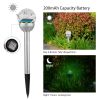 Solarek 3 Pcs Outdoor Solar Lights IP44 Waterproof Ball RGB Light Garden Decor Lamp Landscape Christmas - Silver
