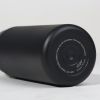 25oz Copper Plating Vaccum Thermo Water Bottles With Wide Mouth For Indoor And Outdoor Use - Black