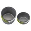 Outdoor Portable Cookware Picnic Tableware Cookware Combination Suitable For 1-2 People With A Set Of Cutlery - Green Combination
