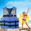 1pc Adult Portable Breathable Inflatable Vest; Life Vest For Swimming Fishing Accessories - Red