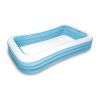 Inflatable Swim Center Family Lounge Pool, 120" x 72" x 22" - Colors may vary. - White, Blue