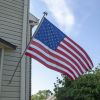 6 ft. Steel Flagpole Betsy Flags American Flag Kit, Sewn Nylon Flag, Grommeted, Silver - BETSY FLAGS