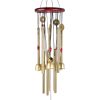 Large Deep Tone Windchime Chapel Bells Wind Chimes Outdoor Garden Home Decor - 33" Gold with 10 Tubes