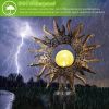 Solar Powered Sun Stake Lamp IP54 Waterproof Decorative Lamp - Sun