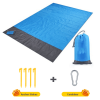 1pc Outdoor Camping Picnic Mat; Oxford Cloth Portable Mat; Folding Waterproof Moisture-proof Mat For Beach - Green - 78.74*82.68inch