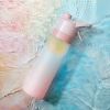 Outdoor Sports Fitness Travel Water Bottle Straight Drink Spray Water Bottle - Pink - Sports Accessories