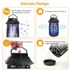 Bug Zapper Electric UV Mosquito Killer Lamp Insect Killer Light Pest Fly Trap Catcher Harmless Odorless Noiseless  - Black