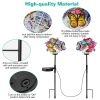 2 in 1 Outdoor Solar Light Butterfly Landscape Light Yard Stake Decor Lamp Stake Light - Multi-color