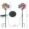 2 in 1 Outdoor Solar Light Butterfly Landscape Light Yard Stake Decor Lamp Stake Light - Multi-color