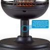 Solar Insect Killer Torch with LED Flame Effect, Black Torch, Area Bug Zapper, 2 Pack - Black