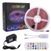 15-18W 12V 150 LEDs, Bluetooth Connection, With 24-Button Remote Control, LED Auto-Sensing Light Strip, 5050 Leds, 5 Meters, Single Disc Epoxy Waterpr