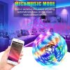 15-18W 12V 150 LEDs, Bluetooth Connection, With 24-Button Remote Control, LED Auto-Sensing Light Strip, 5050 Leds, 5 Meters, Single Disc Epoxy Waterpr