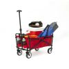 Seina Compact Outdoor Folding Utility Wagon, Black - Black - 150 LBS