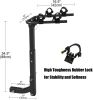 Bosonshop Bike Rack for Car Rack 2-1 Bike Hitch Mount Bicycle Rack for SUV with 2-Inch Receiver, Rubber Lock & Sleek Pad - SS1020