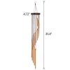 Large Deep Tone Windchime Chapel Bells Wind Chimes Outdoor Garden Home Decor - 35" Gold with 18 tubes