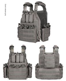 Outward Quick Dismantling Tactical Vest Outdoor Camouflage Equipment 6094 Tactical Vest CS Training Equipment (Color: Grey)