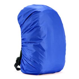 Backpack Rain Cover School Bag Cover Mountaineering Bag Waterproof Cover (Color: Blue)