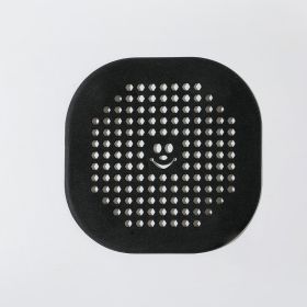 Kitchen Sink Anti-blocking Floor Drain Cover Bathroom (Color: Black)