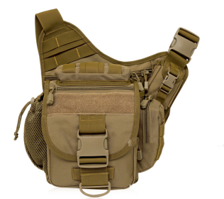 Outdoor Saddle Bag Photography Bag SLR Camera Bag Large Saddle Bag Shoulder Bag Messenger Bag (Option: Khaki-30x30x16cm)