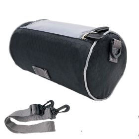 Bicycle Waterproof Faucet Bag Storage Basket (Option: Black-4L)