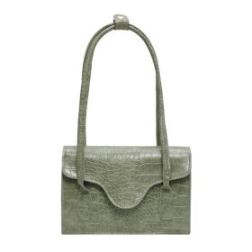 New Summer Fashion Pu One Shoulder Portable Bag (Option: Green-22X16X6CM)
