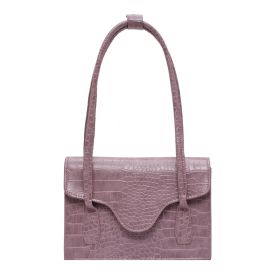 New Summer Fashion Pu One Shoulder Portable Bag (Option: violet-22X16X6CM)
