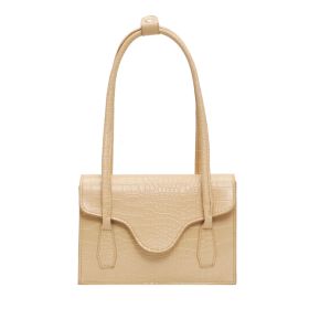 New Summer Fashion Pu One Shoulder Portable Bag (Option: Yellow-22X16X6CM)