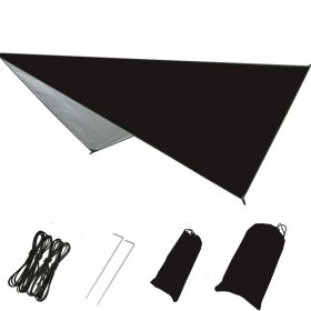 Camping Supplies Beach Shade Cloth Cloth (Option: Black-230x210cm)