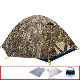 Pasture Gaodi Tent Cold Mountain Field Camping Equipment Outdoor Storm Tent (Option: Camouflage-3air)